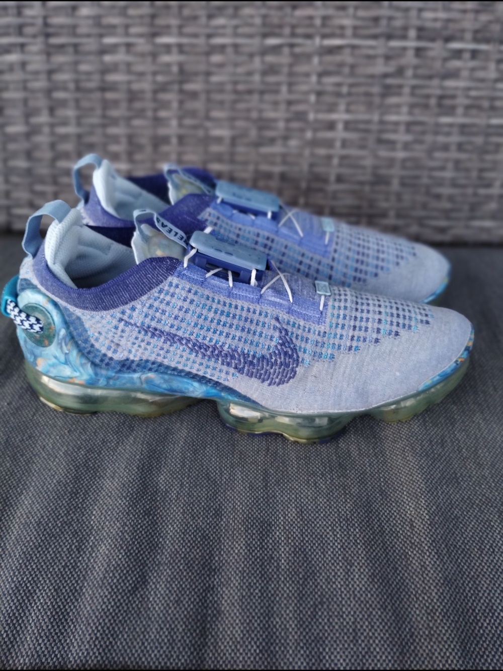 Nike Air VaporMax 2020 Flyknit CT1823-400 Blue Purple Men's 10.5